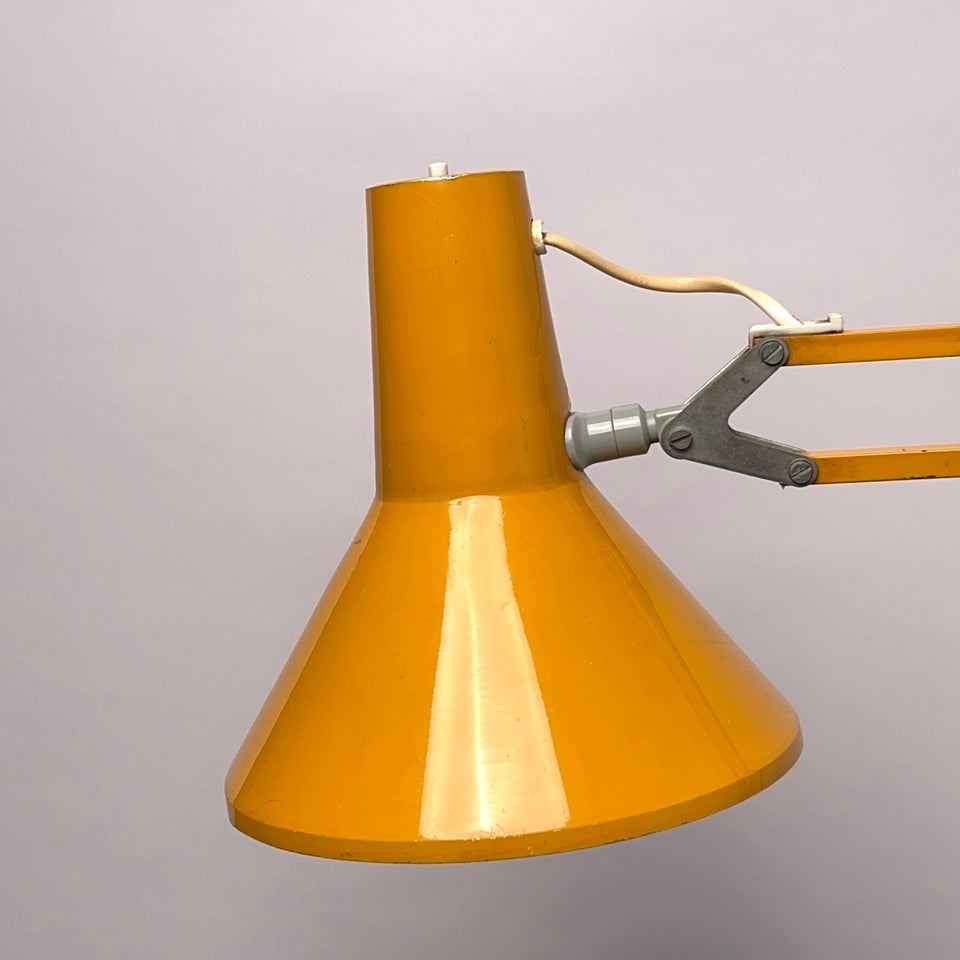 Arkitektlampe Vintage gul