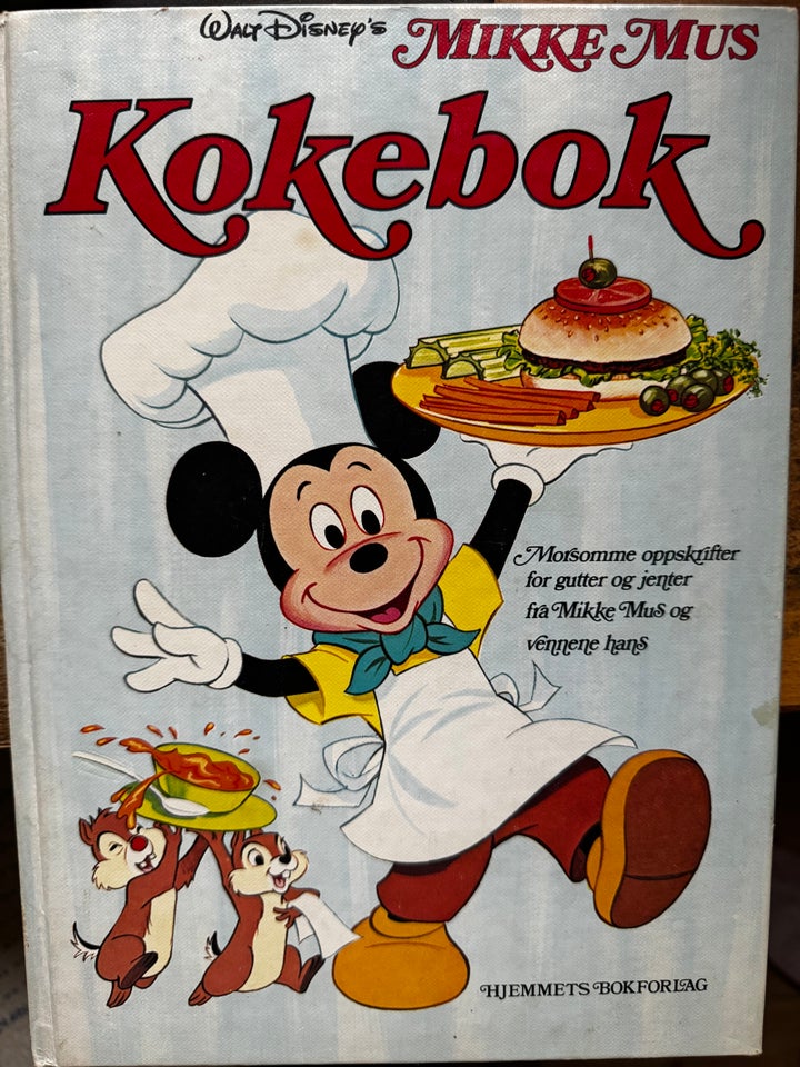 MIKKE MUS KOKEBOK - (Mickey Mouse