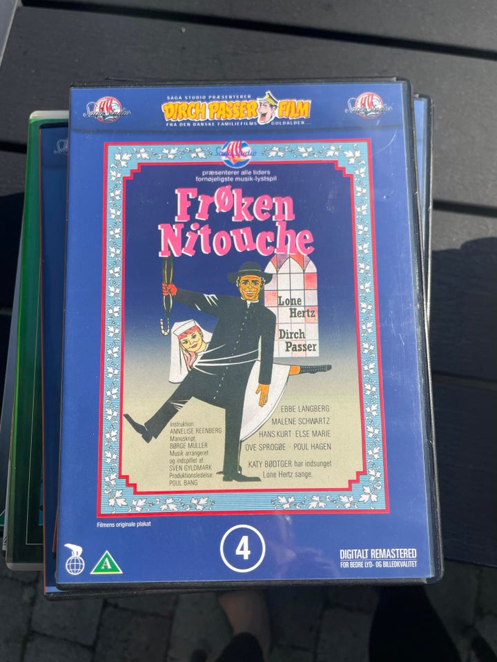 Frøken nitouche DVD familiefilm