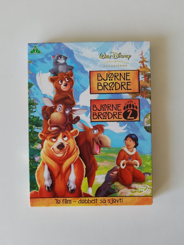 Bjørne brødre 1 + 2 DVD tegnefilm