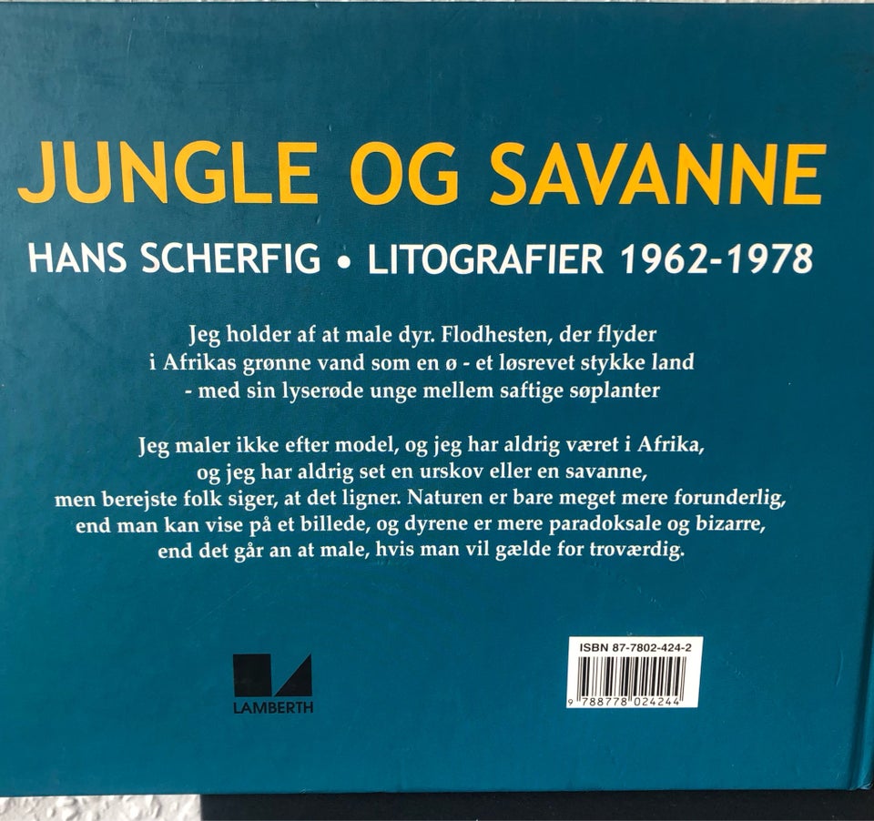 Jungle og Savanne  Hans Scherfig