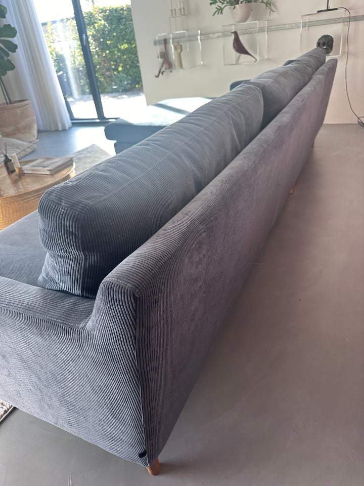 Sofa, fløjl, 4 pers.