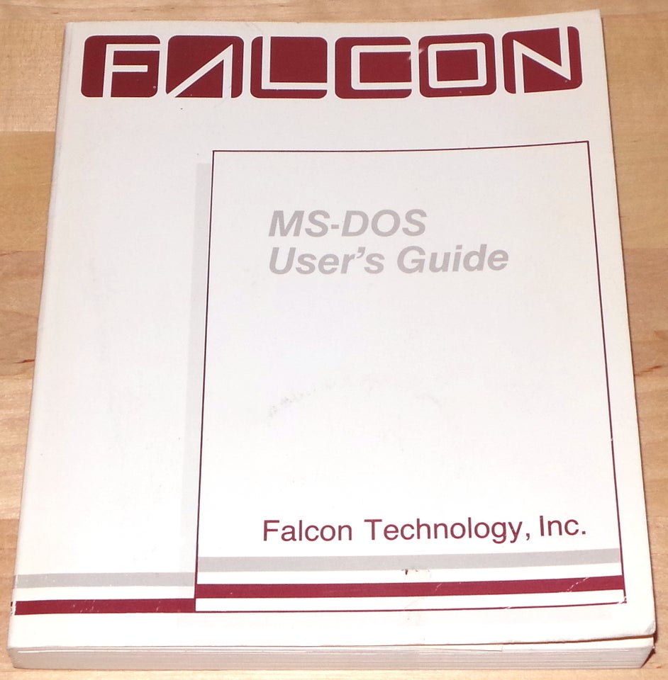 FALCON MS-DOS User's Guide Falcon