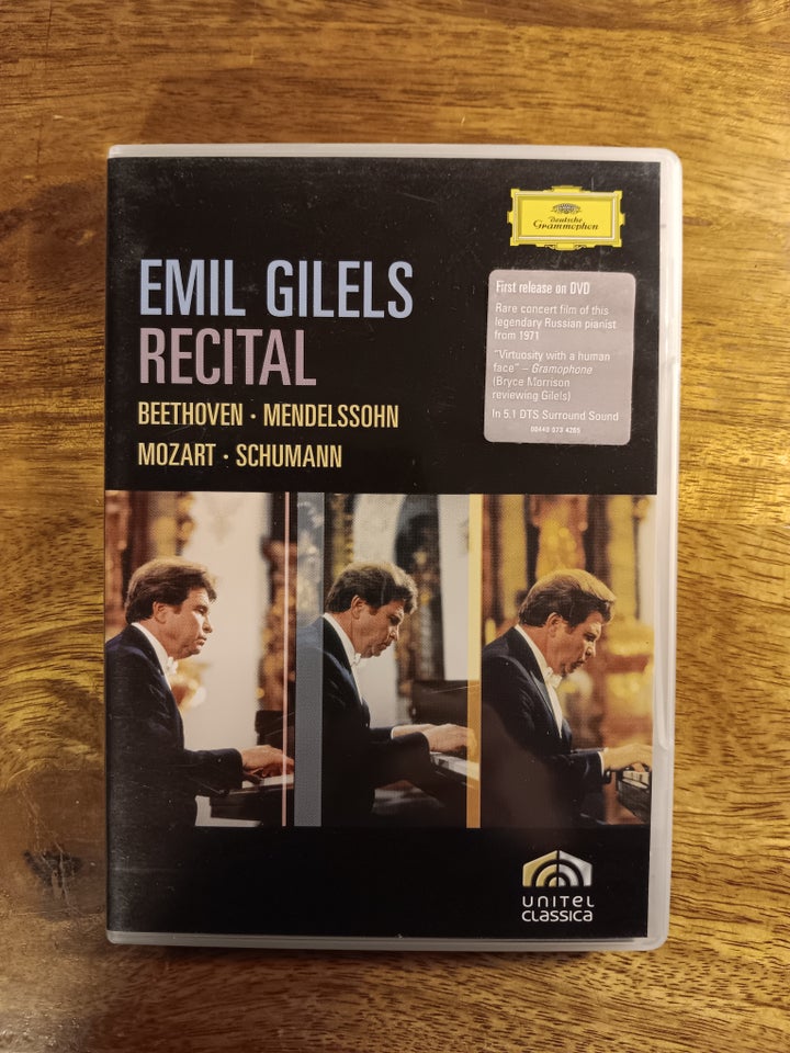 Emil Gilels recital, DVD, andet