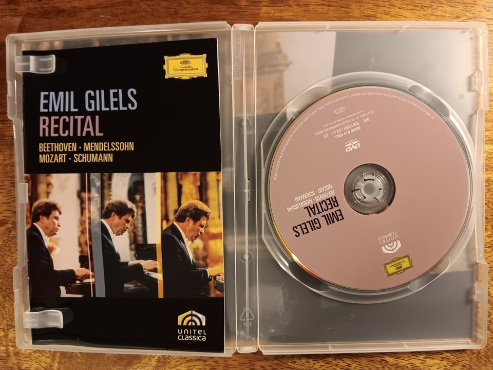 Emil Gilels recital, DVD, andet