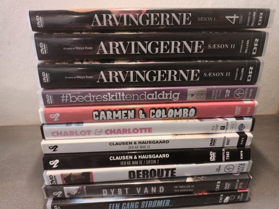 Danske Tv-serier, DVD, TV-serier