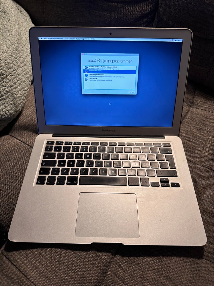 MacBook Air, 128 GB harddisk,