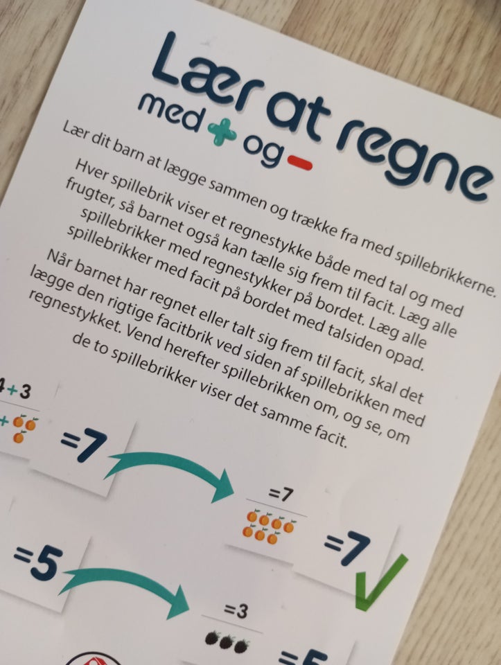 Lær at regne, Læringsspil 'Lær at