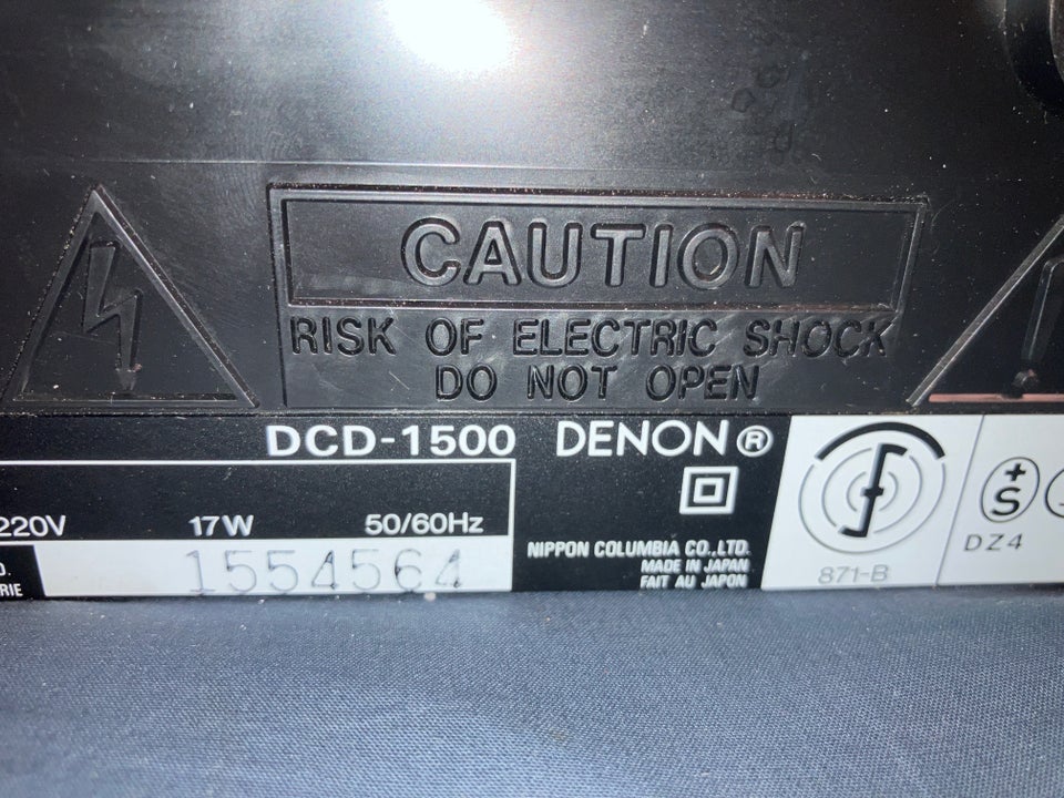 CD afspiller, Denon, DCD-1500