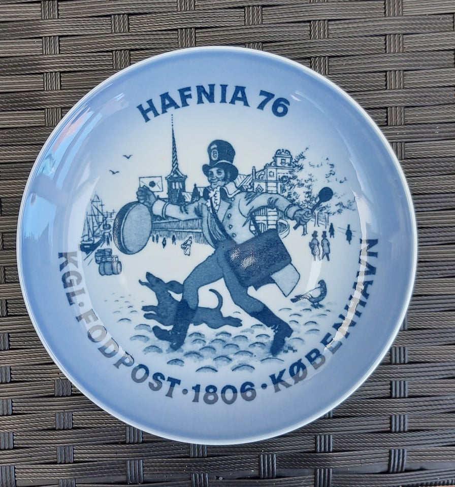 Hafnia frimærke platte BG 1976