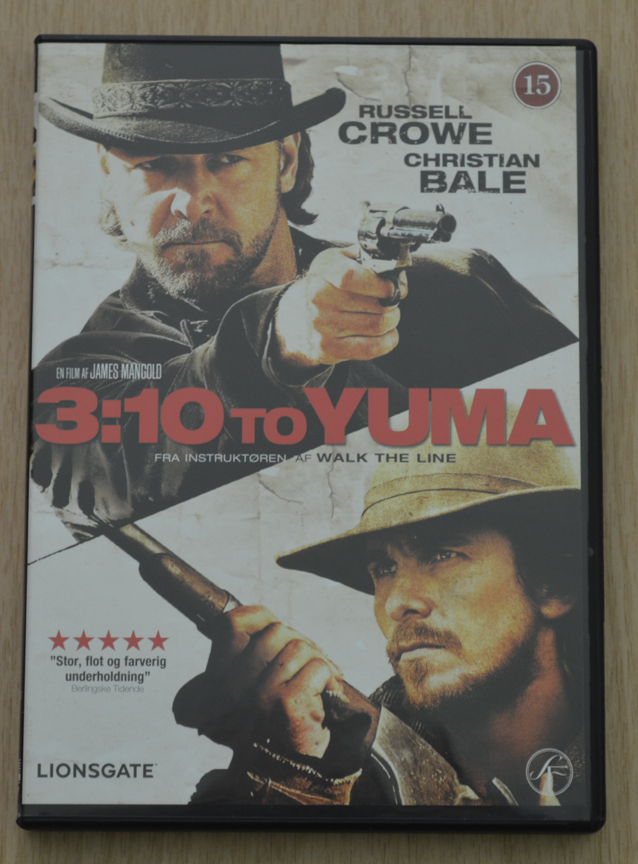 3:10 to Yuma, DVD, western