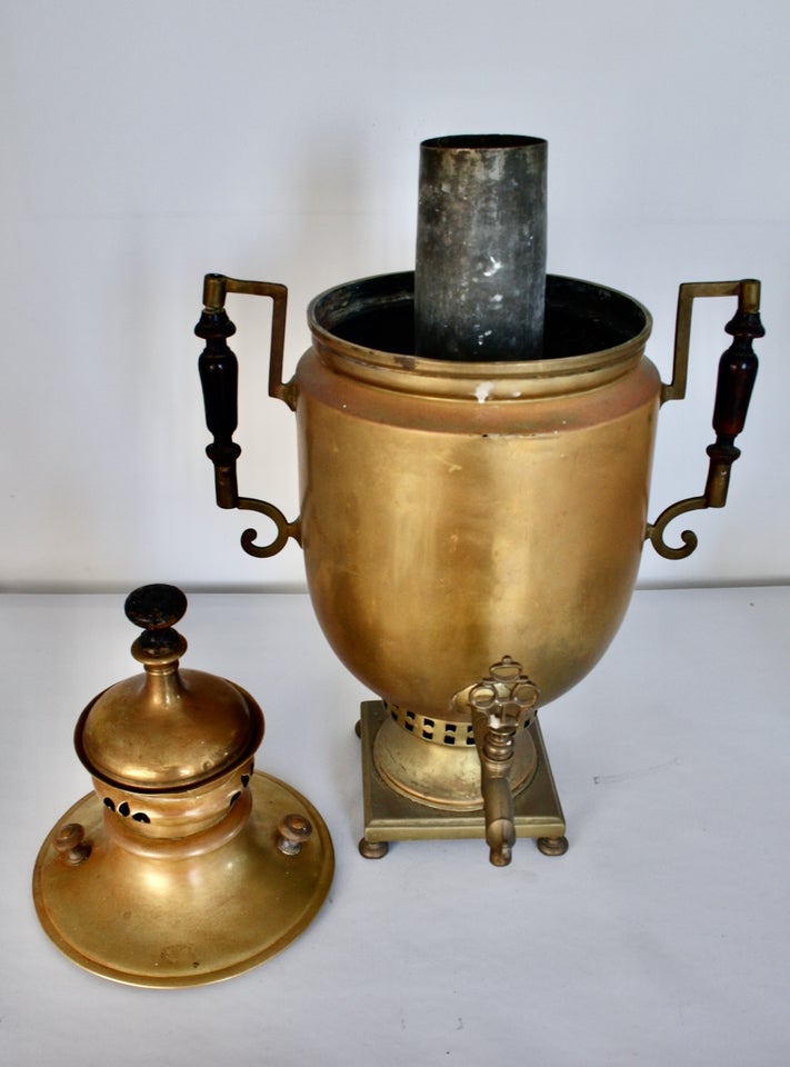 Samovar, messing, 80 år gl.