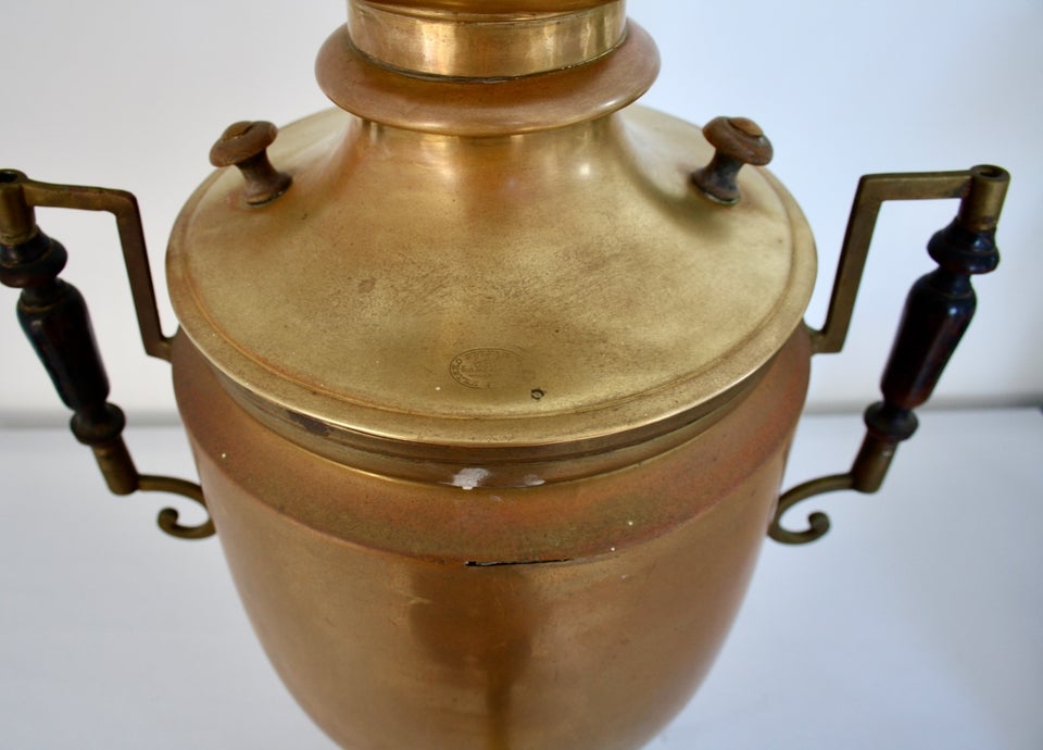 Samovar, messing, 80 år gl.