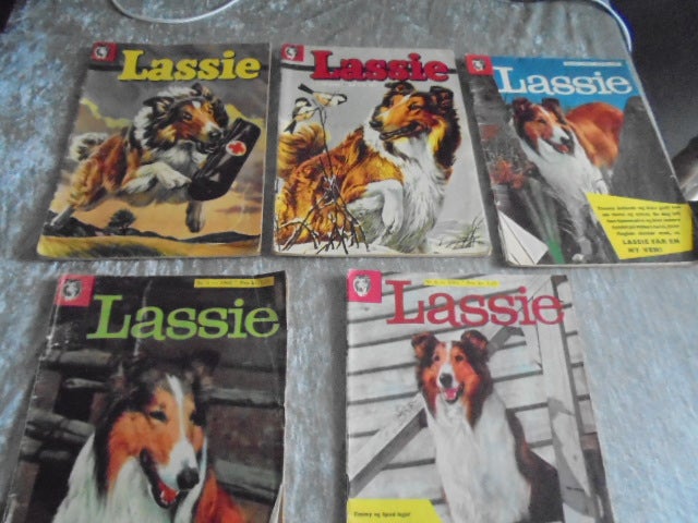 Lassie – 9 tegneseriehæfter fra