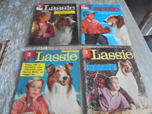 Lassie – 9 tegneseriehæfter fra