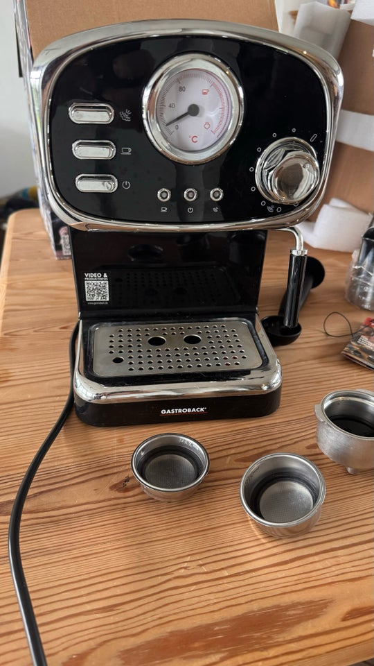 Espresso maskine med mælke