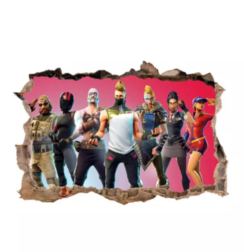 WALLSTICKER motiv: FORTNITE b: