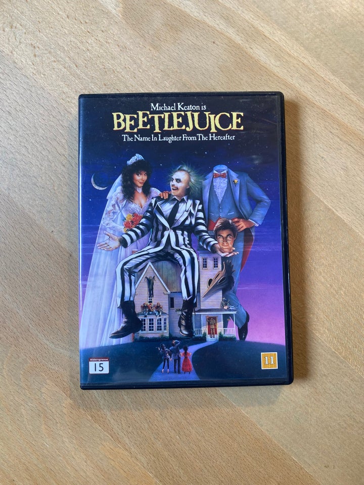 Beetlejuice (1988), DVD, komedie