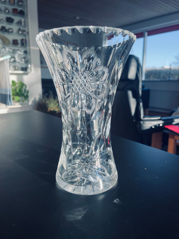 Vase, Krystalvase / glasvase,