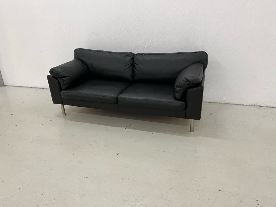 Sofa, læder, 3 pers.