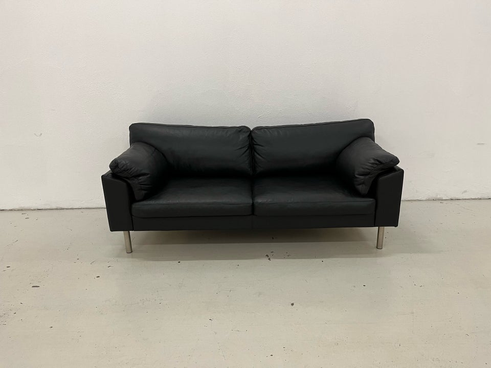 Sofa, læder, 3 pers.