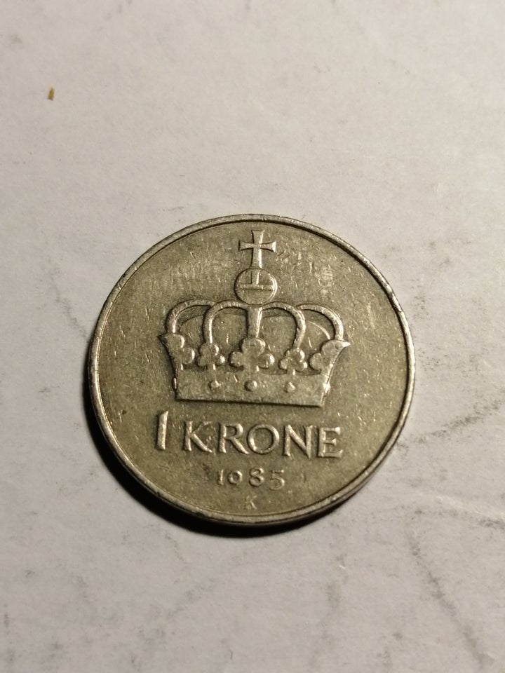 Skandinavien, mønter, 1 krone