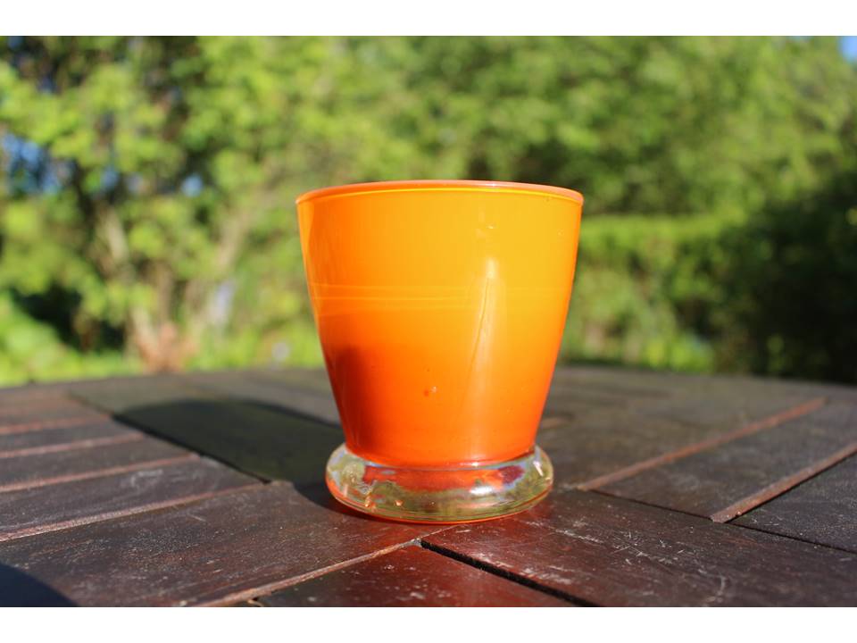 Glas Murano måske motiv: Orange