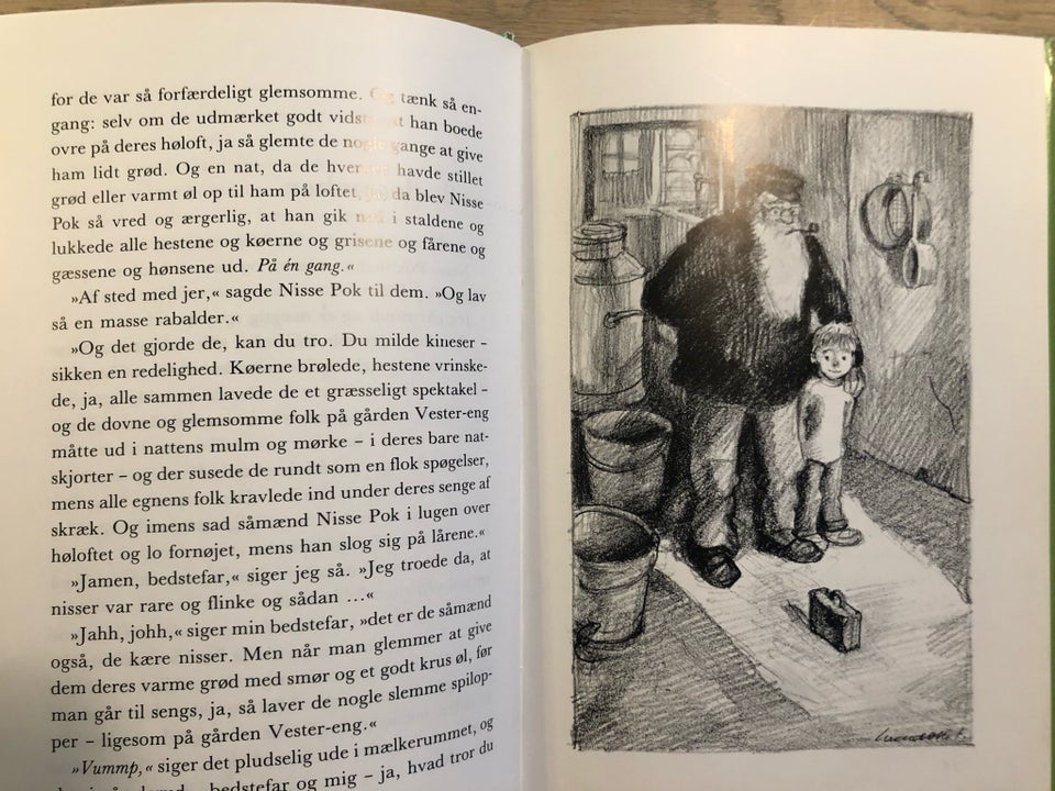 Mig og bedstefar - og så Nisse Pok,