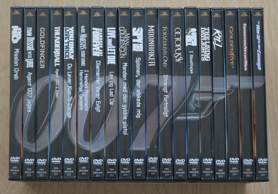 James Bond Collection (19 disc),