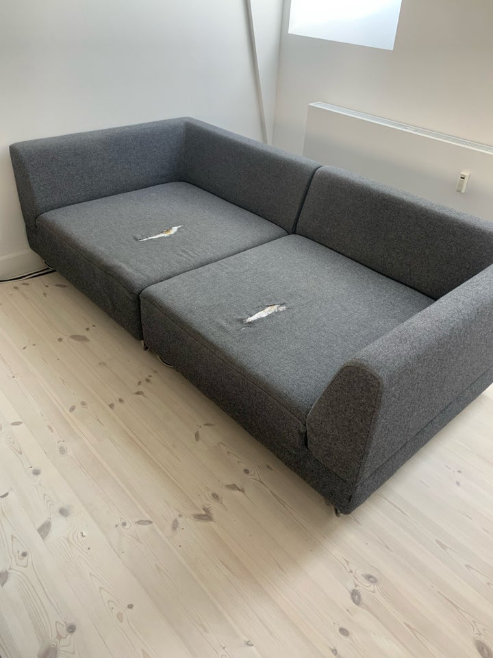 Sofa, uld, 3 pers.