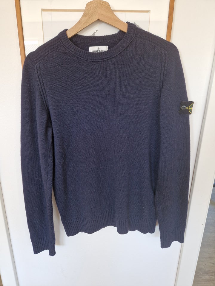 Sweater, Trøje med 40 % uld, Stone