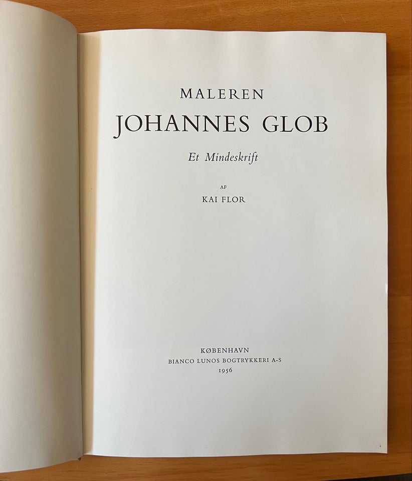 Maleren Johannes Glob, emne: kunst