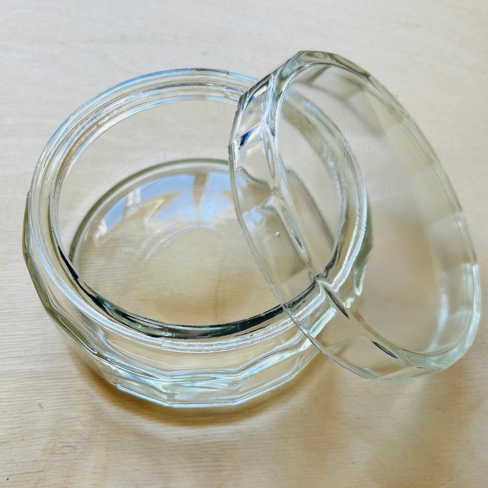 Glas Smørkrukke Holmegaard