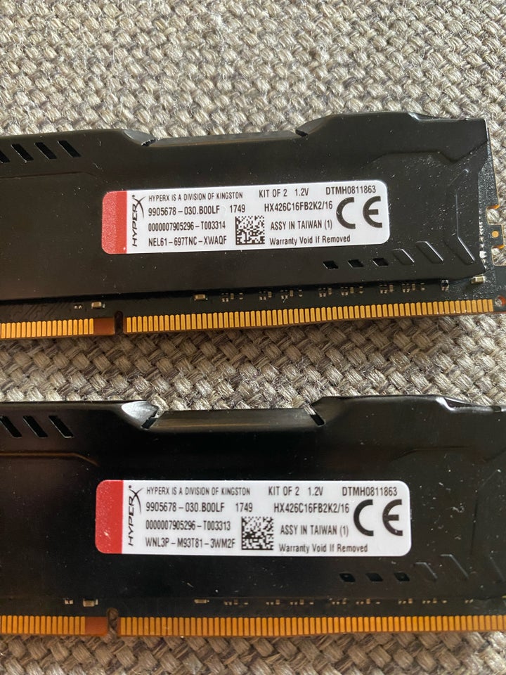 HyperX 2 x 8GB (2666MHz) DDR4