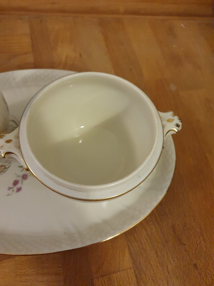 Porcelæn Kande/sukkerskål/fad