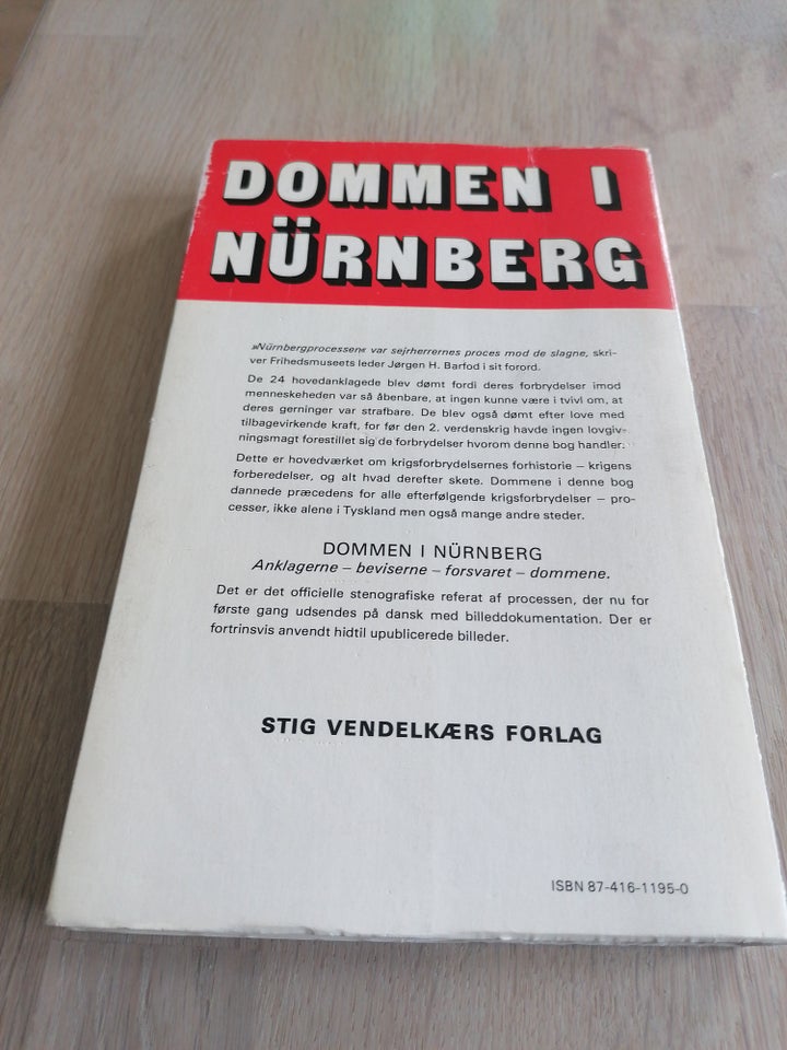 Dommen i Nürnberg emne: historie