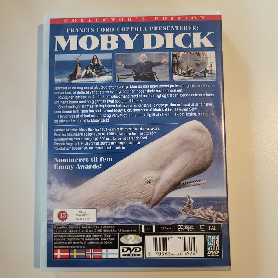 Moby Dick, DVD, action