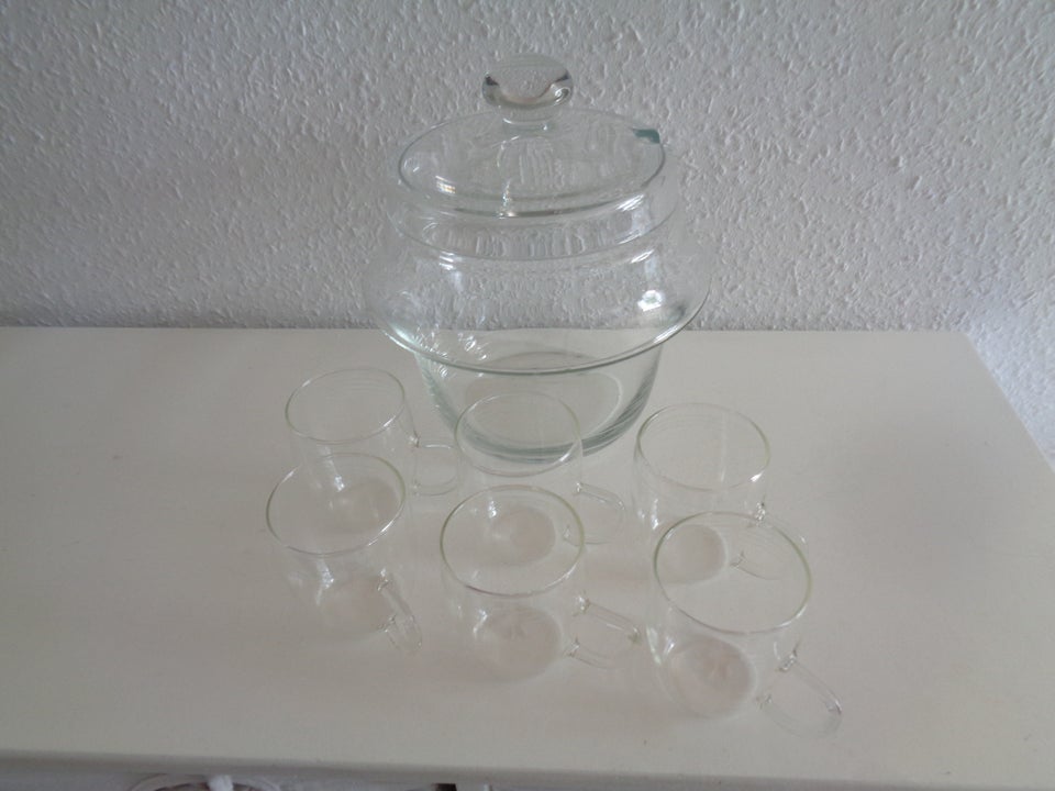 Andet Punch bowle med glas (2043)