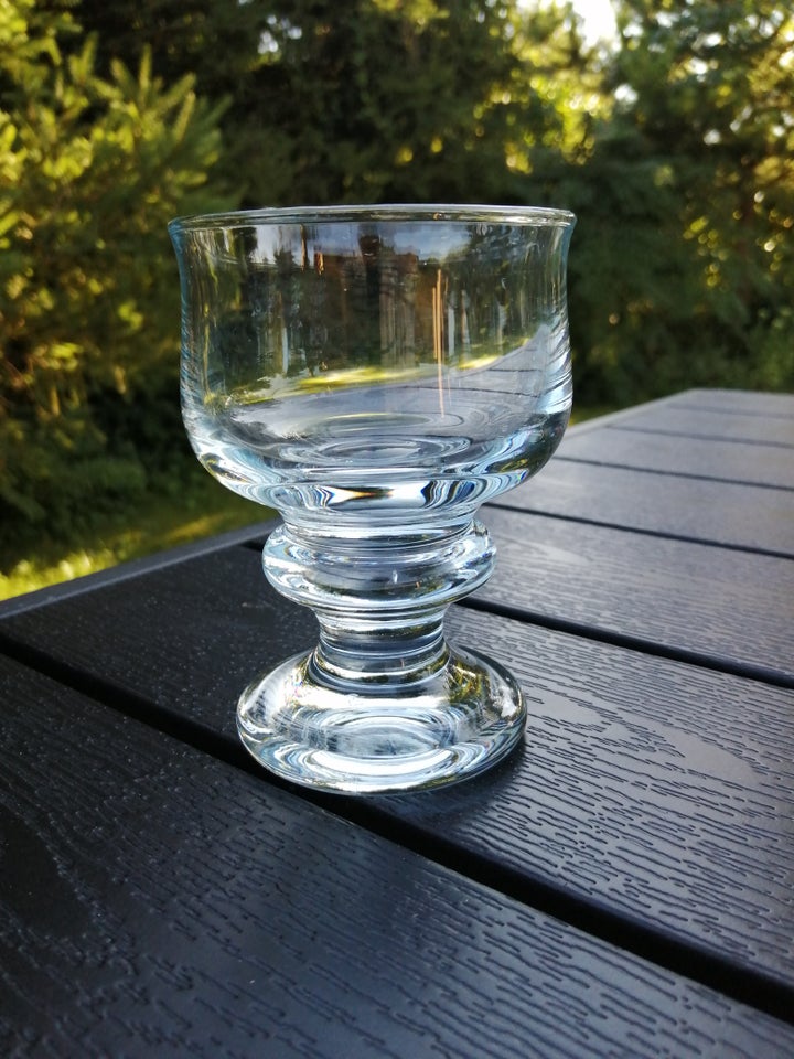 Glas Hvidvins glas Holmegaard