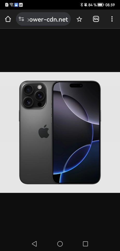 Iphone 16 max pro sælges....