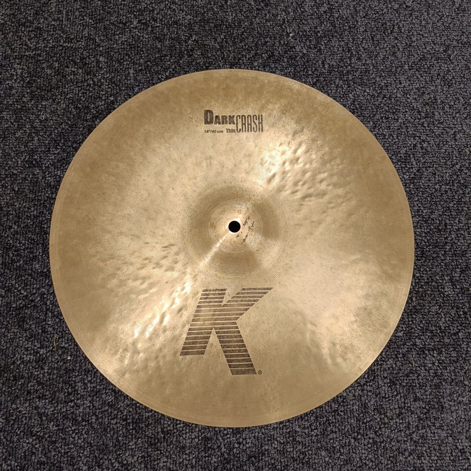 Bækken, Zildjian K dark 16" thin