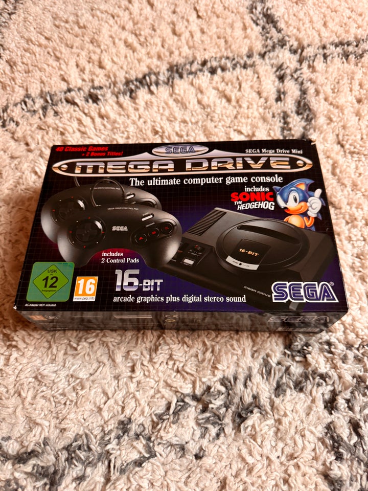 Sega mega mini, spillekonsol,