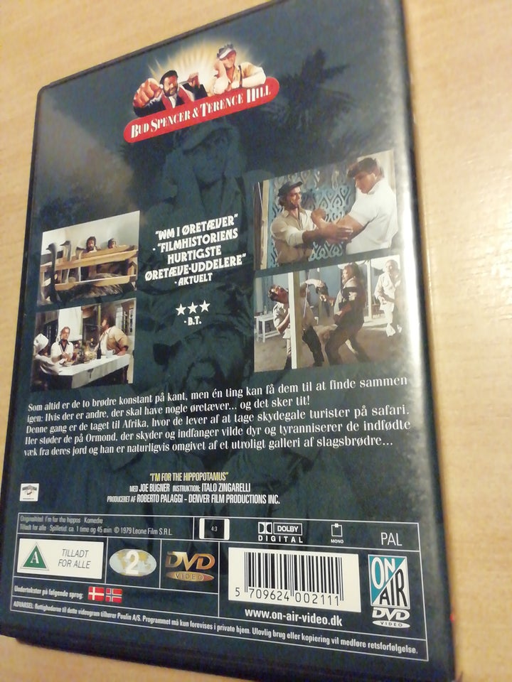 Vi holder med flodhestene, DVD,