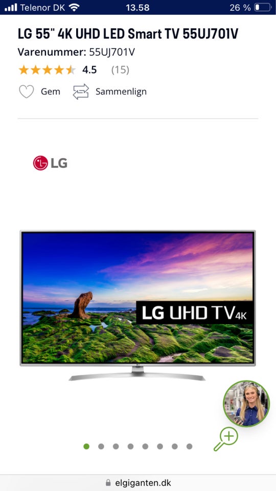 LED, LG, 55UJ701V