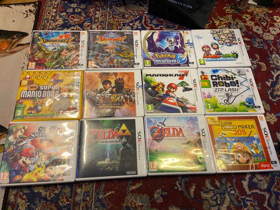 3ds spil lot Nintendo 3DS