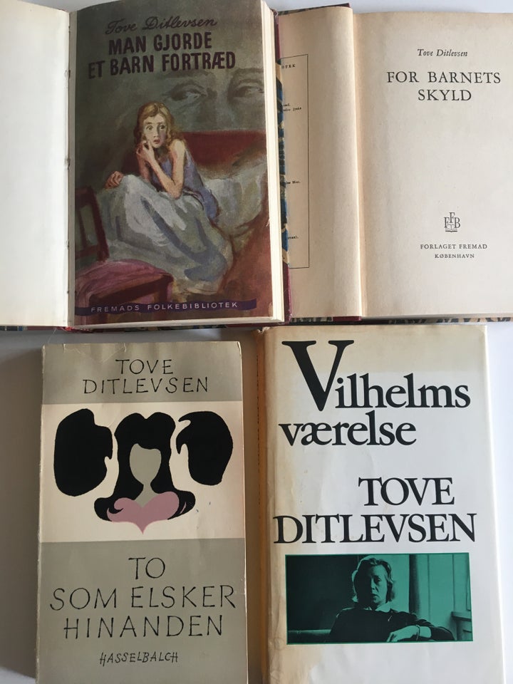 4x Tove Ditlevsen Tove Ditlevsen