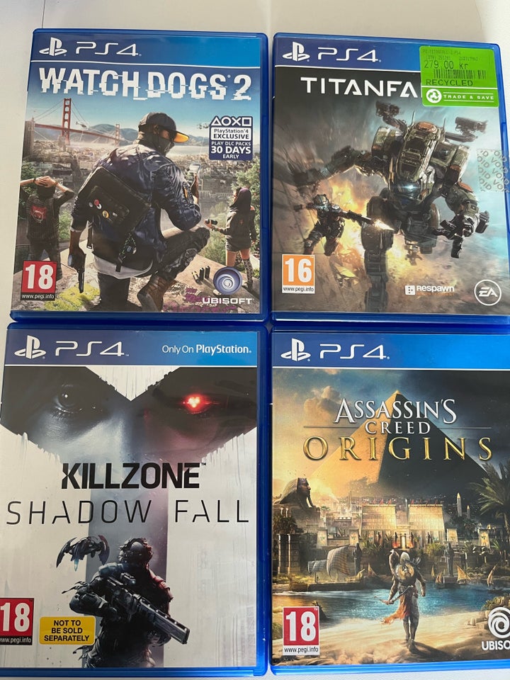 Diverse spil til ps4 PS4