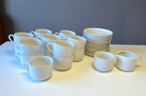 Porcelæn Kaffestel til 15