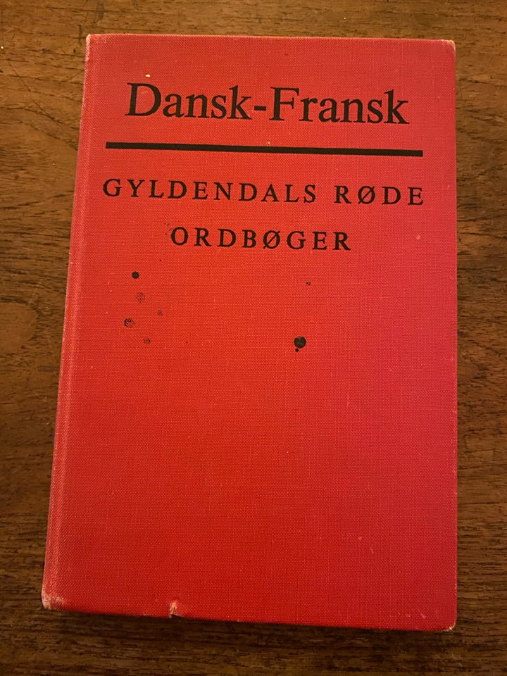 Dansk-Fransk ordbog (1970), emne: