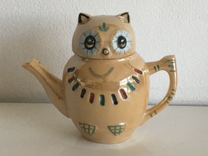 Porcelæn Mini ugle tekande /